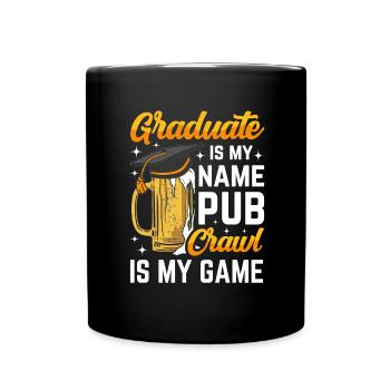 Crawled Pub Crawl Alcohol Drinking - Tasse einfarbig - Schwarz - Vorne