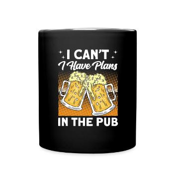 Crawled Pub Crawl Alcohol Drinking - Tasse einfarbig - Schwarz - Vorne