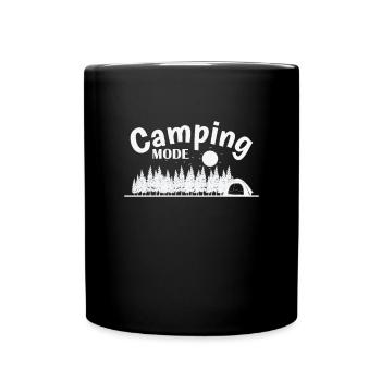 Camping Fashion Holidays Mountains Freedom - Full Colour Mug - black - Front