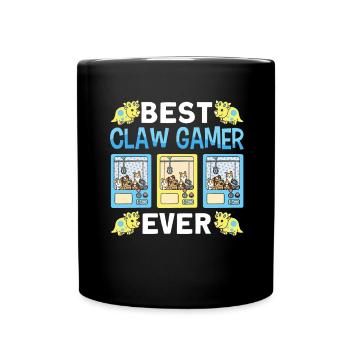 Claw Game Funny Claw Machine - Full Colour Mug - black - Front