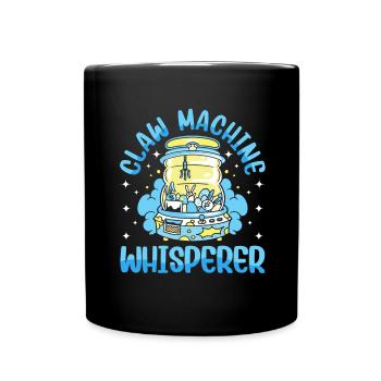 Claw Game Funny Claw Machine - Full Colour Mug - black - Front