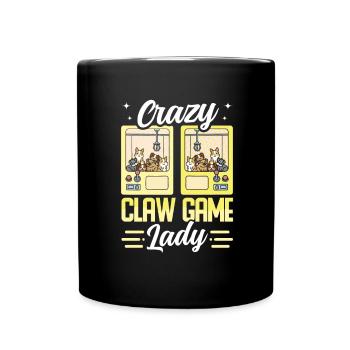 Claw Game Funny Claw Machine - Full Colour Mug - black - Front