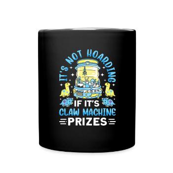 Claw Game Funny Claw Machine - Full Colour Mug - black - Front
