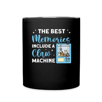 Claw Game Funny Claw Machine - Full Colour Mug - black - Front