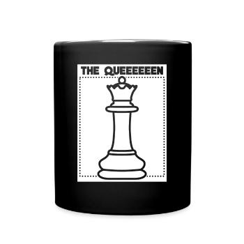 Chess Queen Chess Board Chess Player - Full Colour Mug - black - Front