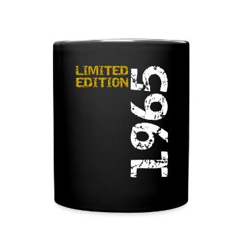 1965 édition limitée anniversaire cadeau femme mari - Mug uni - noir - Devant
