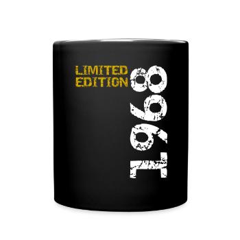 1968 Limited Edition Birthday Gift Wife Husband - Full Colour Mug - black - Front