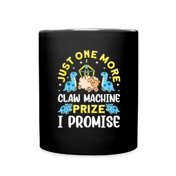 Claw Game Funny Claw Machine - Full Colour Mug - black - Front
