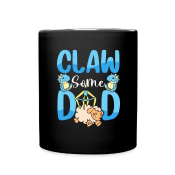 Claw Game Funny Claw Machine - Full Colour Mug - black - Front