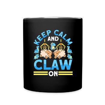Claw Game Funny Claw Machine - Full Colour Mug - black - Front
