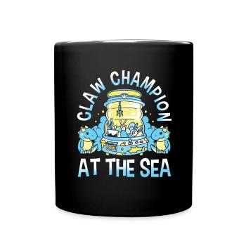 Claw Game Funny Claw Machine - Full Colour Mug - black - Front