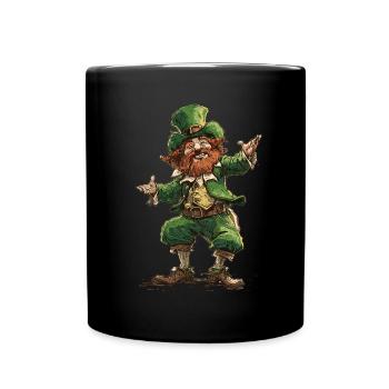Irish Dance Feis Shamrock Festival - Full Colour Mug - black - Front