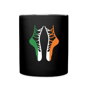 Irish Dance Feis Shamrock Festival - Full Colour Mug - black - Front