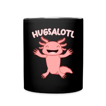 Câlins Axolotl Câlin Câlin Axolotls - Mug uni - noir - Devant