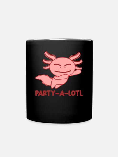 Party Axolotl Axolotls - Tasse einfarbig - Schwarz