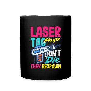 Indoor-laser-tag-party-outfit lasertag - Tasse einfarbig - Schwarz - Vorne