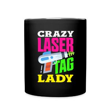Indoor-laser-tag-party-outfit lasertag - Tasse einfarbig - Schwarz - Vorne