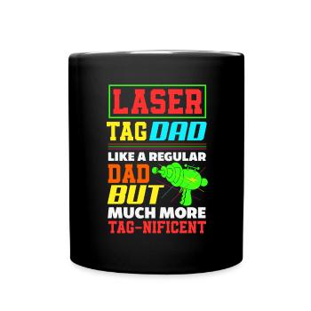 Indoor-laser-tag-party-outfit lasertag - Tasse einfarbig - Schwarz - Vorne