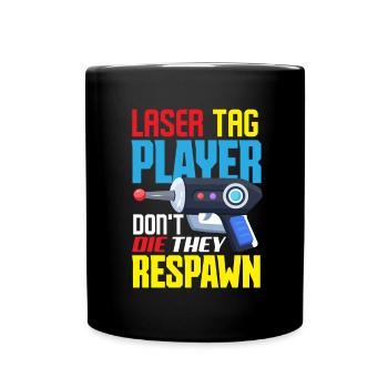 Indoor-laser-tag-party-outfit lasertag - Tasse einfarbig - Schwarz - Vorne