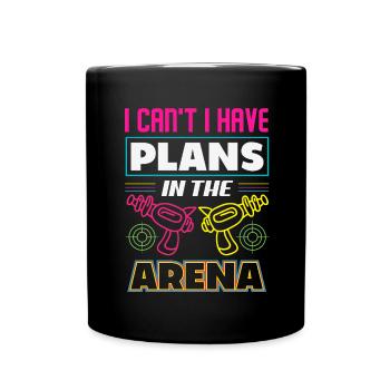 Indoor-laser-tag-party-outfit lasertag - Tasse einfarbig - Schwarz - Vorne