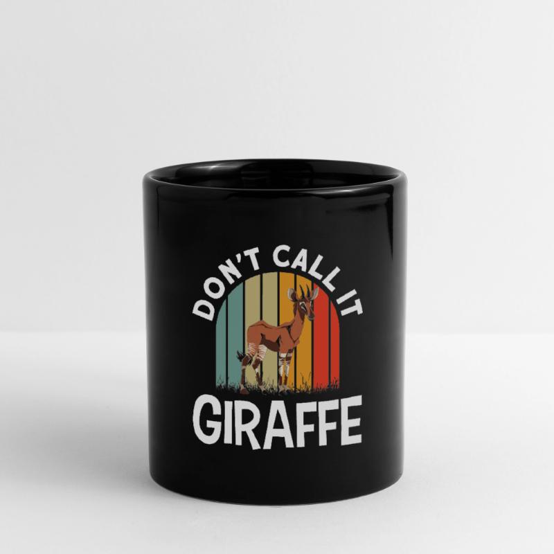 Funny zookeeper okapi lover Full Colour Mug