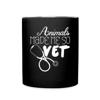 Vétérinaire Joke Médecine Vétérinaire - Mug uni - noir - Devant