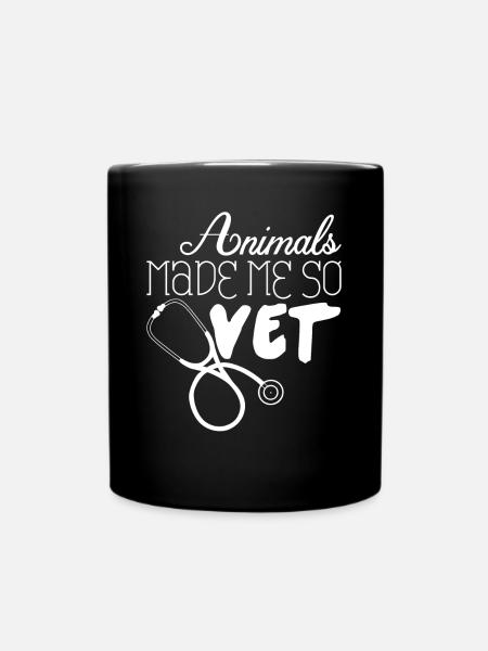 Broma Veterinaria Medicina Veterinaria - Taza monocolor - negro