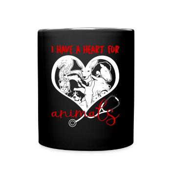 Veterinary Vet Medicine Veterinarian - Tasse einfarbig - Schwarz - Vorne