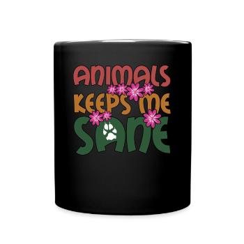 Animals Veterinary Medicine Veterinarian - Tasse einfarbig - Schwarz - Vorne