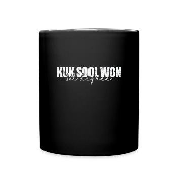 Kuk Sool Won 1st Degree koreanische Kampfkunst - Tasse einfarbig - Schwarz - Vorne