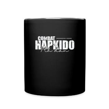 Combat Hapkido 7th Dan American Martial Arts - Full Colour Mug - black - Front