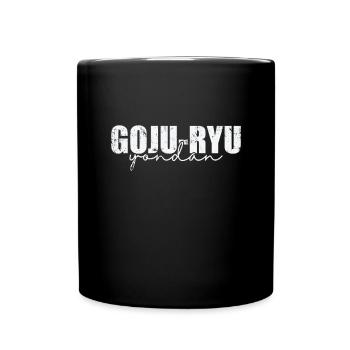 Goju-Ryu Yondan chinesische Kampfkunst - Tasse einfarbig - Schwarz - Vorne