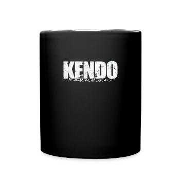 Kendo Rokudan Combat à l’épée japonaise - Mug uni - noir - Devant