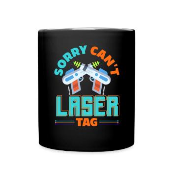 Indoor-laser-tag-party-outfit lasertag - Tasse einfarbig - Schwarz - Vorne