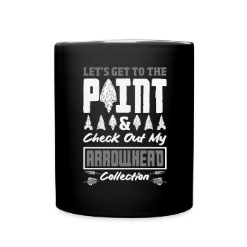 Arrowhead Hunter Archery Arrowhead - Full Colour Mug - black - Front