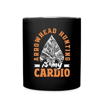 Arrowhead Hunter Archery Arrowhead - Full Colour Mug - black - Front