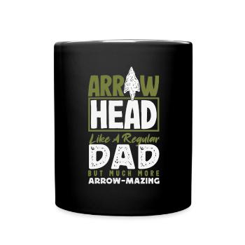 Arrowhead Hunter Archery Arrowhead - Full Colour Mug - black - Front
