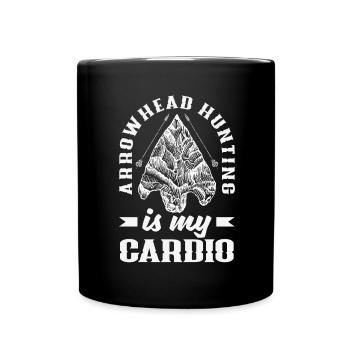 Arrowhead Hunter Archery Arrowhead - Full Colour Mug - black - Front