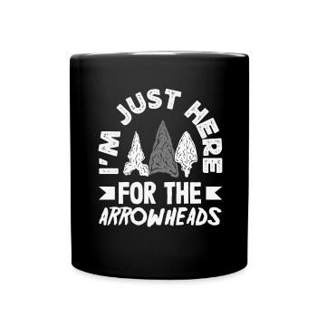 Arrowhead Hunter Archery Arrowhead - Full Colour Mug - black - Front