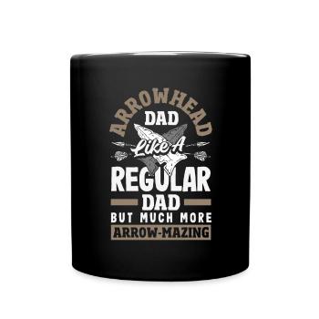 Arrowhead Hunter Archery Arrowhead - Full Colour Mug - black - Front