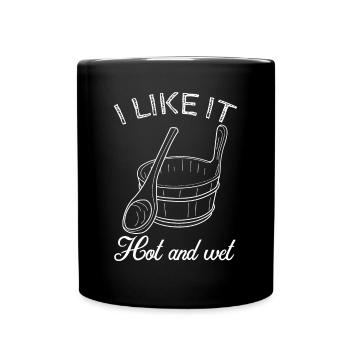 Sauna Saunas Bien-être - Mug uni - noir - Devant