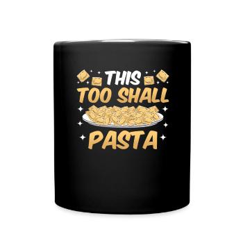 Funny Italian Ravioli Pasta - Full Colour Mug - black - Front