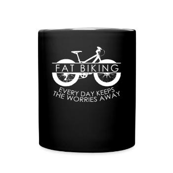 Fat Bike Fatbike - Mug uni - noir - Devant