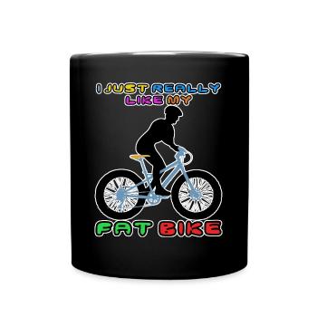 Fat Bike Fat Tires Bike Fatbike - Mug uni - noir - Devant