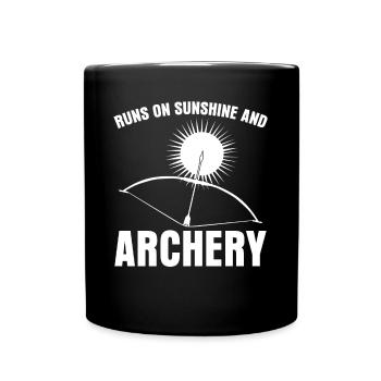 Archery - Full Colour Mug - black - Front