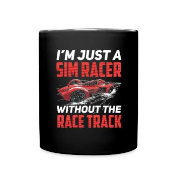 Simulator Cockpit Esports Sim Racing - Tasse einfarbig - Schwarz - Vorne