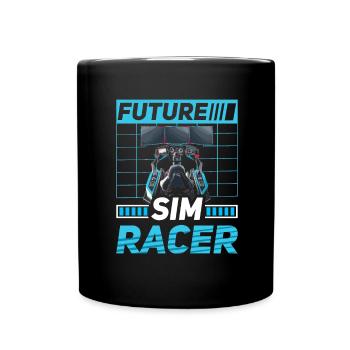 Simulator Cockpit Esports Sim Racing - Tasse einfarbig - Schwarz - Vorne