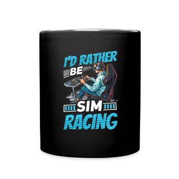 Simulator Cockpit Esports Sim Racing - Tasse einfarbig - Schwarz - Vorne