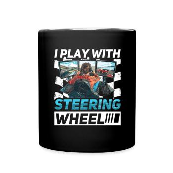 Simulator Cockpit Esports Sim Racing - Tasse einfarbig - Schwarz - Vorne