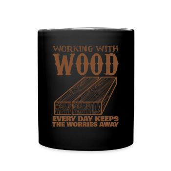 Carpenter - Tasse einfarbig - Schwarz - Vorne